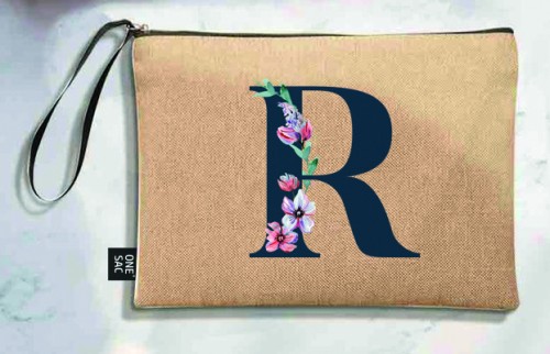 Bolso de mano letra r - regalos de boda